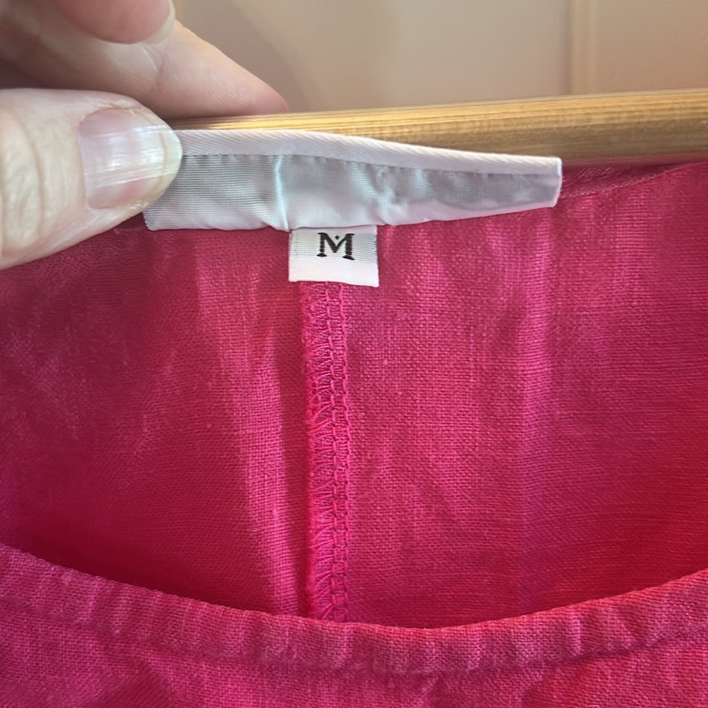 Bryn Walker Pink Linen dress - Picture 3 of 5